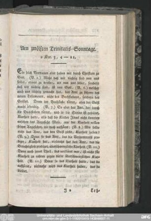 Am zwölften Trinitatis-Sonntage. 2 Kor. 3, 4-11.