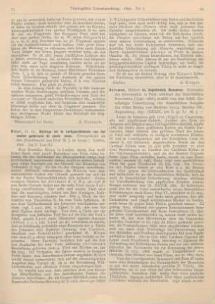 73-74 [Rezension] Kleyn, H. G., Bijdrage tot te kerkgeschiedenis van het oosten gedurende de zesde eeuw
