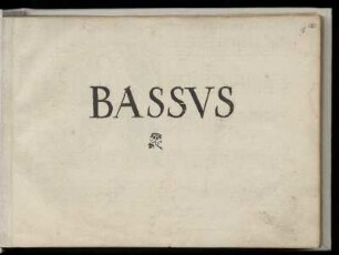 Liber quindecim missarum. Bassus