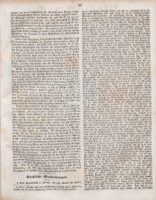 67-68 Kirchliche Mittheilungen