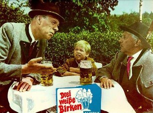 Drei weiße Birken
