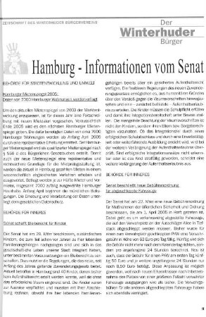 Hamburg - Informationen vom Senat