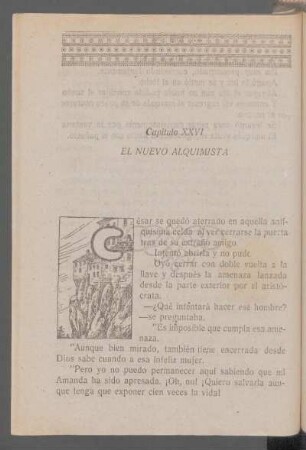 Capítulo XXVI - El nuevo alquimista