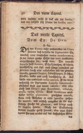 Das vierte Capitel. Vom Ey