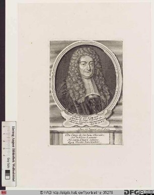 Bildnis Charles Du Fresne, sieur Du Cange