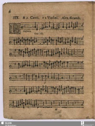 IIX. Grandi, Alessandro: Bone Jesu