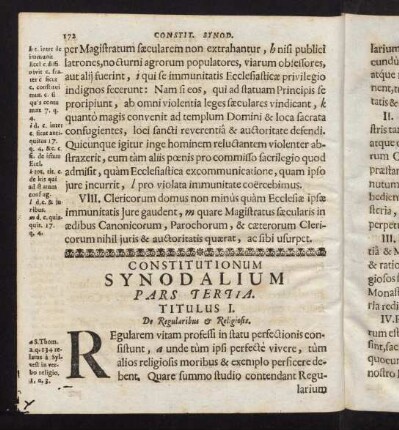 172-181, Titulus I.