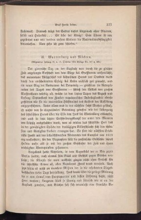 II. Wartenburg und Möckern.