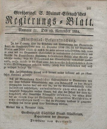 Nr. 21 : 19. November 1834