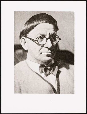 Portrait Hans Poelzig: Portrait von Hans Poelzig (Reprofotographie aus: Deutsche Bauzeitung 1939)