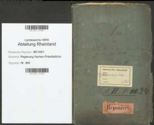 Verwaltungsberichte des Herrn Chef-Präsidenten. Bd. 6
