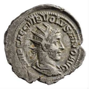 Münze, Antoninian, 253 n. Chr.