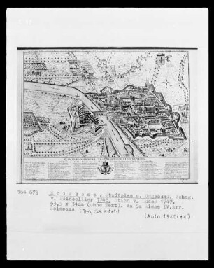Stadt- und Umgebungsplan von Soissons