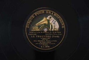 Le trouvère : La flamme brille / (Verdi)
