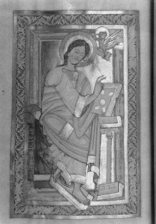Evangeliar der Judith von Flandern — Der Evangelist Lukas, Folio 51verso