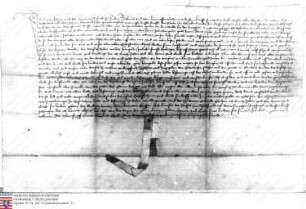 Schlierbach: Leihbrief und Revers über die Mühle zu Schlierbach