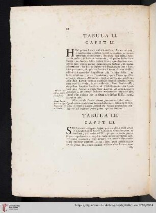 Tabula LII. Caput LII