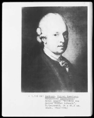 Bildnis des Herren August Schwalb