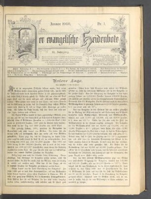 Nr. 1. Januar 1908