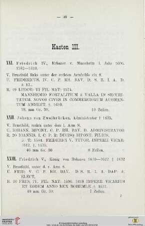 Kasten III.