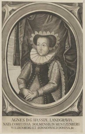 Bildnis der Agnes Hassiae Landgravia