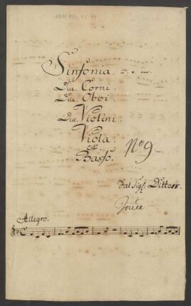Sinfonien; orch; F-Dur; K 31; G F5