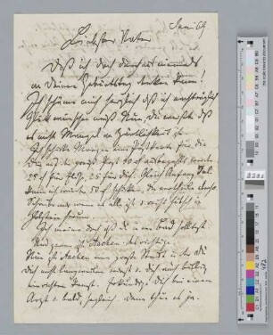 Brief an Johann Jacob Brahms