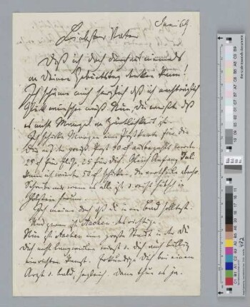 Brief an Johann Jacob Brahms