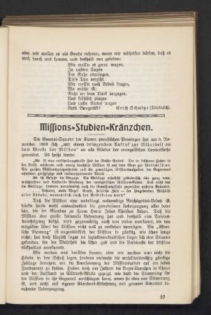 Missions-Studien-Kränzchen