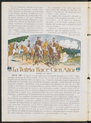 La patria hace cien años - (Marzo de 1823)
