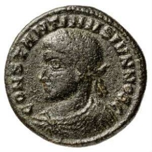 Münze, Follis, Aes 3, 324 n. Chr.