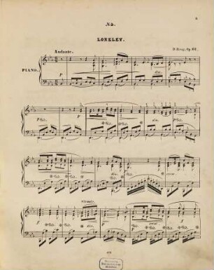 2tes Volkslieder-Album : für das Pianoforte ; op. 62, 5. Loreley