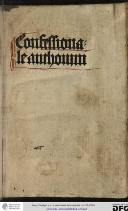 Confessionale: Defecerunt scrutantes scrutinio. Add: Titulus de restitutionibus