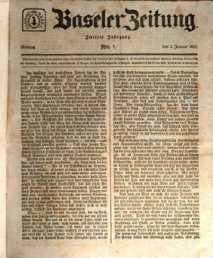 Basler Zeitung. 2. 1832