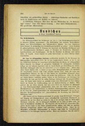 Zur Lage des pädagogischen Studiums