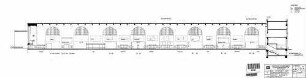 Stuttgart Hbf: Kopfbahnsteighalle - Ansicht Gleisseite Empfangsgeb. Kopfbahnsteighalle