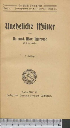 Uneheliche Mütter