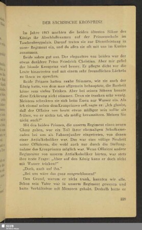 Der sächsische Kronprinz