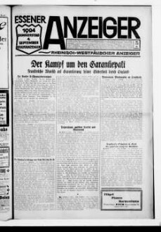 Essener Anzeiger. 1919-1940