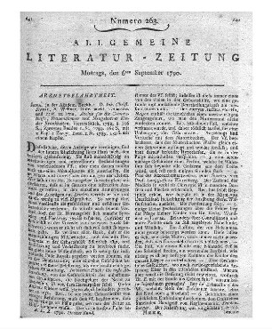 Archiv für die Geburtshülfe, Frauenzimmer- und neugebohrner Kinderkrankheiten und Pharmakologie. Bd. 1, St. 4; Bd. 2, St. 1-2. Hrsg. von J. C. Stark. Jena: Akad. Buchh. 1788-89