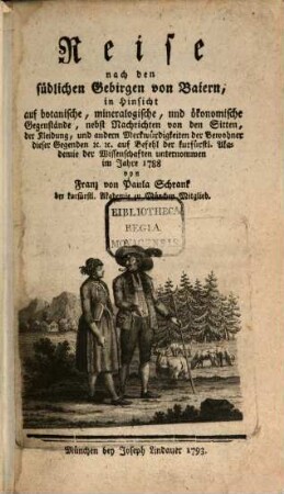 Reise nach den südlichen Gebirgen von Baiern