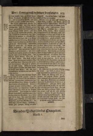 Die andere Predigt über das Evangelium. Matth. 7.