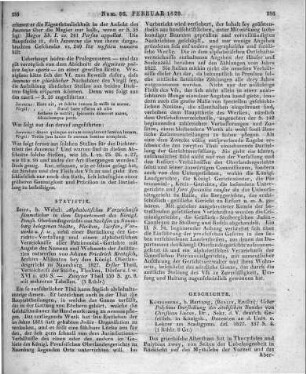 Kratzsch, J. F.: Alphabetisches Verzeichniß sämmtlicher in dem Departement des Königl. Preuß. Oberlandesgerichts von Sachsen zu Naumburg belegenen Städte, Flecken, Dorfer, Vorwerke usw. Nebst einer Darst. der Gerichtsverfassung u. einem alph. Verzeichnis aller Patrimonial-Gerichte mit Angabe des Namens u. Wohnortes der Justitiarien. T. 1-2. Zeitz: Webel 1827
