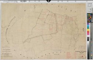 Overhagen (Lippstadt), Separation Overhagen, Bl. 3 Brouillonkarte Flur 8