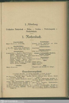 1. Rothenbach