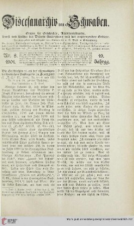 19: Die Geistlichen etc. an der ehemaligen katholischen Hofkapelle zu Stuttgart
