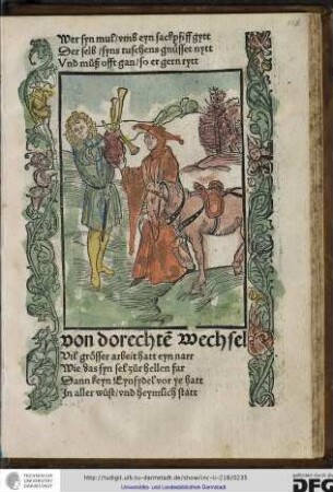 Von dorechten wechsel.