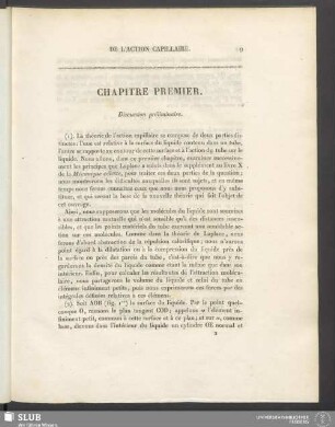 Chapitre premier. Discussion préliminaire