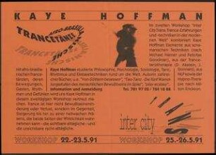 Kaye Hoffmann Afrobrasilianische Trancetänze Inter City Trans