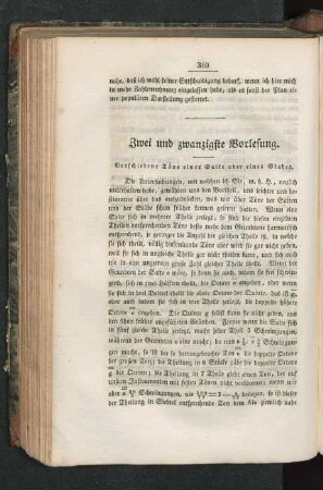 Zwei und zwanzigste Vorlesung